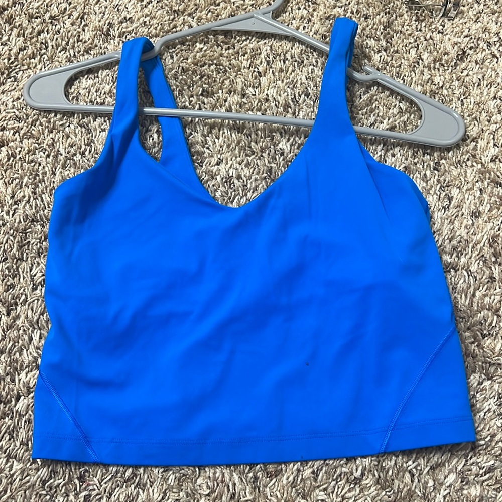 Poolside blue lululemon tank